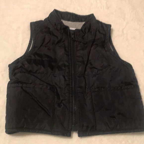 Baby GAP Navy W Fleece Lining Vest - Size 18-24 M - Picture 1 of 5